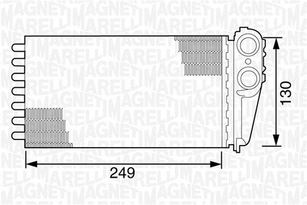 MAGNETI MARELLI Siltummainis, Salona apsilde 350218162000